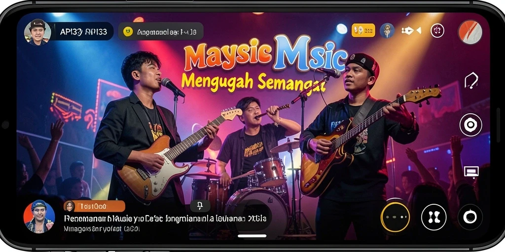 Gameplay API33 yang menampilkan tantangan musik yang seru.