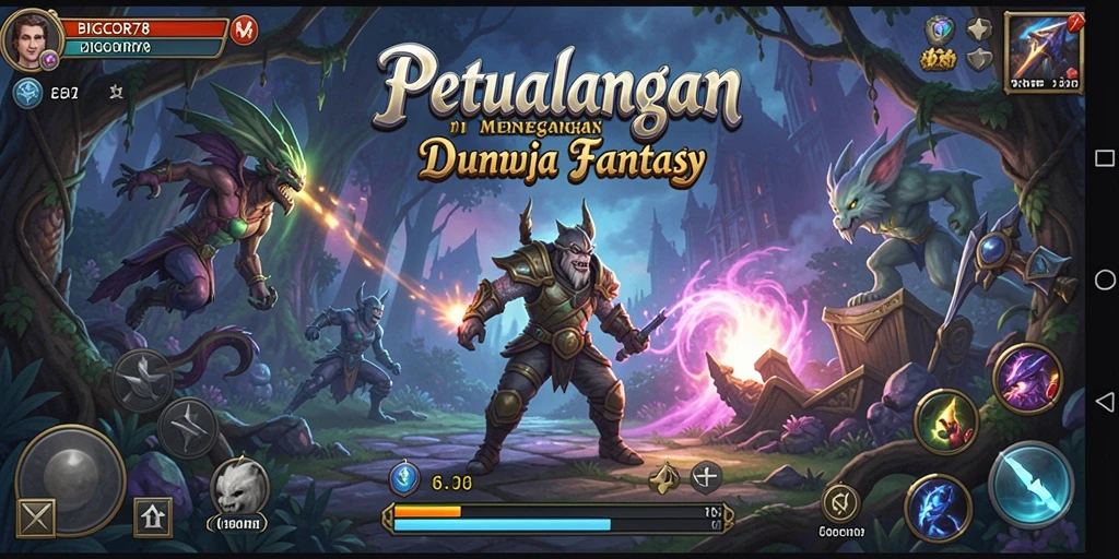 Screenshot gameplay petualangan yang mendebarkan dari BIGCOR78.