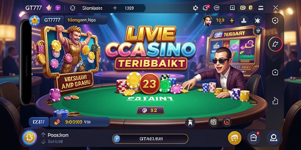 Gameplay Live Casino yang seru dan interaktif di GT777.