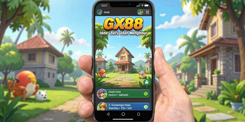 Tampilan gameplay GX88 yang sederhana dan menarik saat dimainkan.
