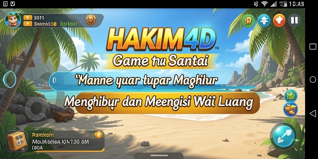 Screenshot gameplay HAKIM4D menampilkan keseruan dan tantangan level yang menarik.