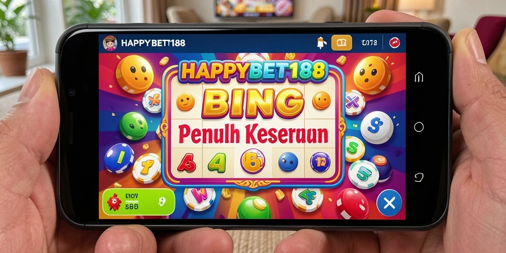 Tampilan gameplay bingo yang seru dan interaktif di HAPPYBET188.