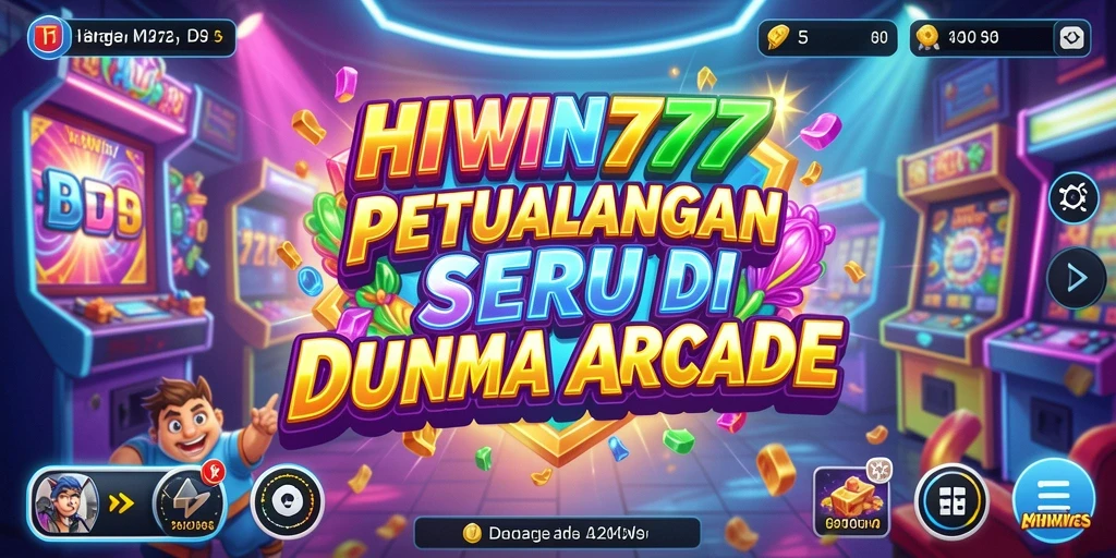 Tangkapan layar menampilkan aksi seru gameplay HIWIN777 dalam dunia Arcade.