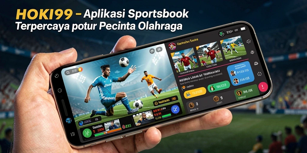 Tampilan utama HOKI99 dengan pilihan taruhan olahraga yang beragam.