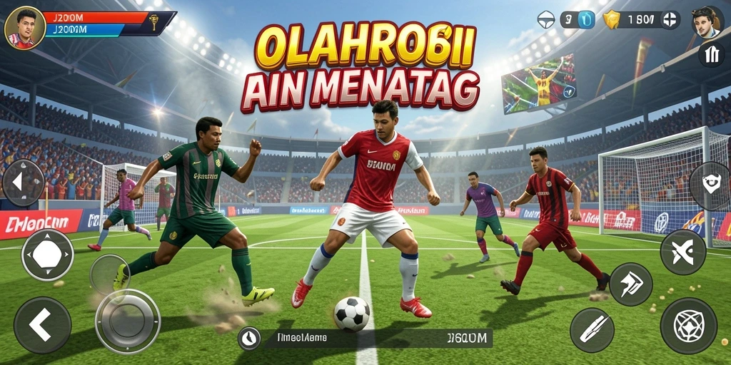 Tampilan menarik dari gameplay olahraga di J200M.