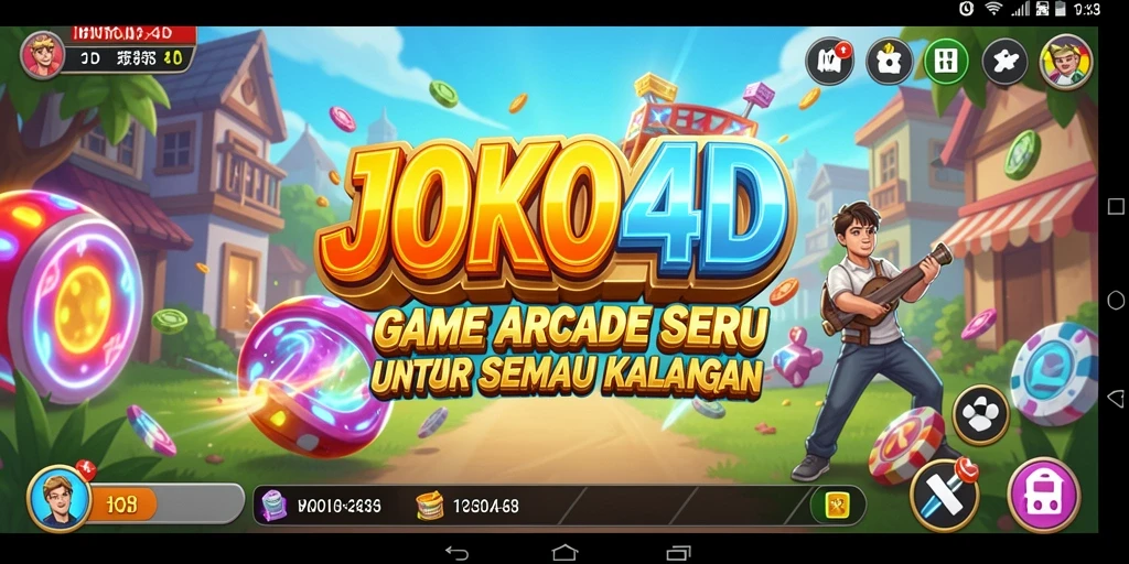 Tampilan gameplay seru dari JOKO4D dengan tantangan menarik.