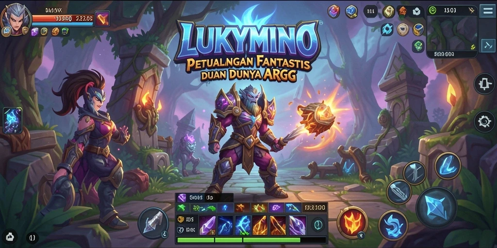 Gameplay seru dan menantang di LUKYMINO.