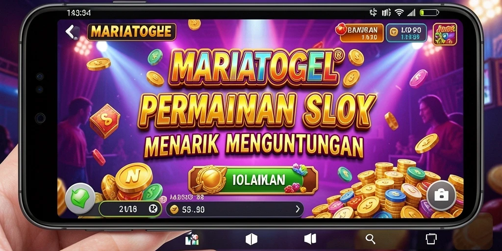 Tampilan gameplay menarik permainan Slot MARIATOGEL.