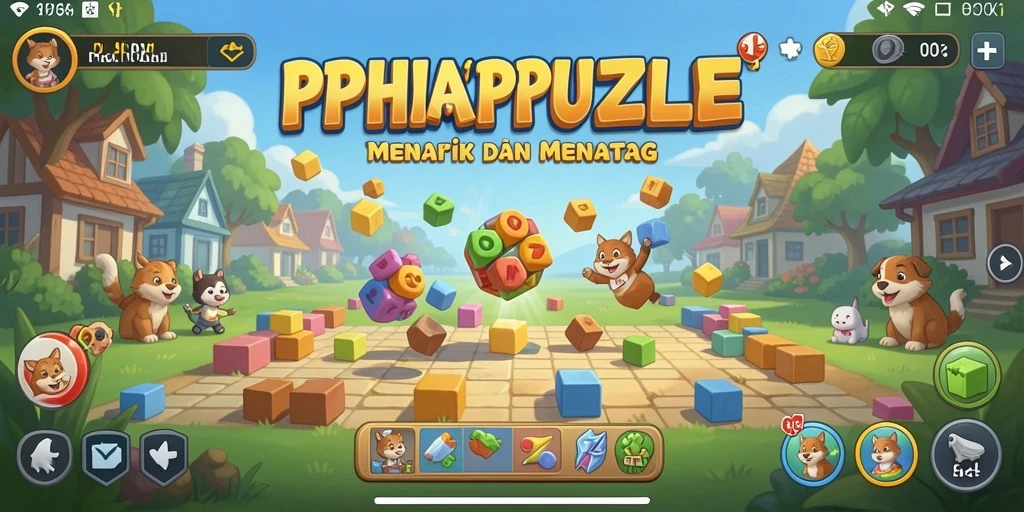 Tampilan gameplay PPHOKI yang menarik dan menantang.