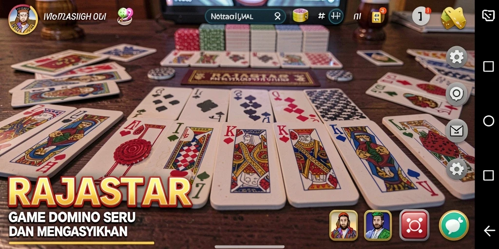 Gameplay seru Domino di RAJASTAR dengan grafis yang menarik.