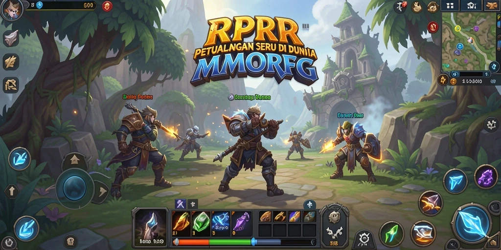 Tampilan gameplay RPRR yang memukau dan interaksi antar pemain.