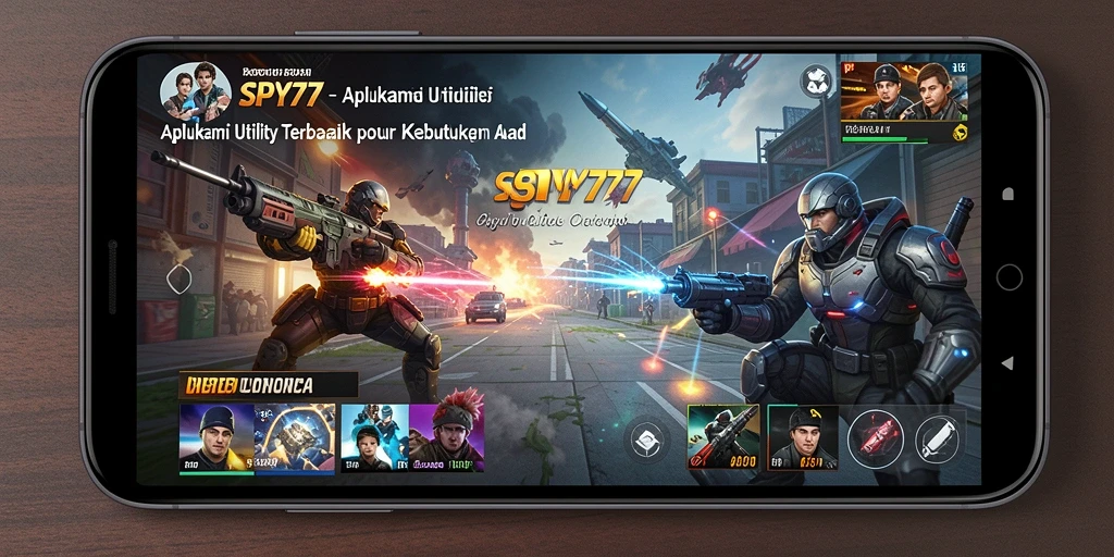 Screenshot utama SPY77 menampilkan antarmuka intuitif aplikasi Utility.