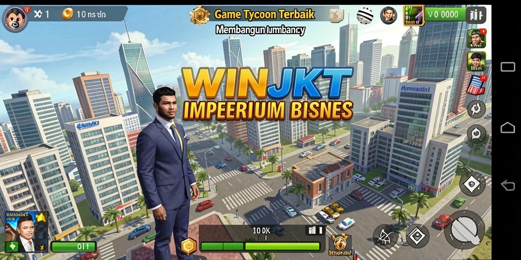 Gameplay Tycoon yang menarik dan penuh strategi di WINJKT.